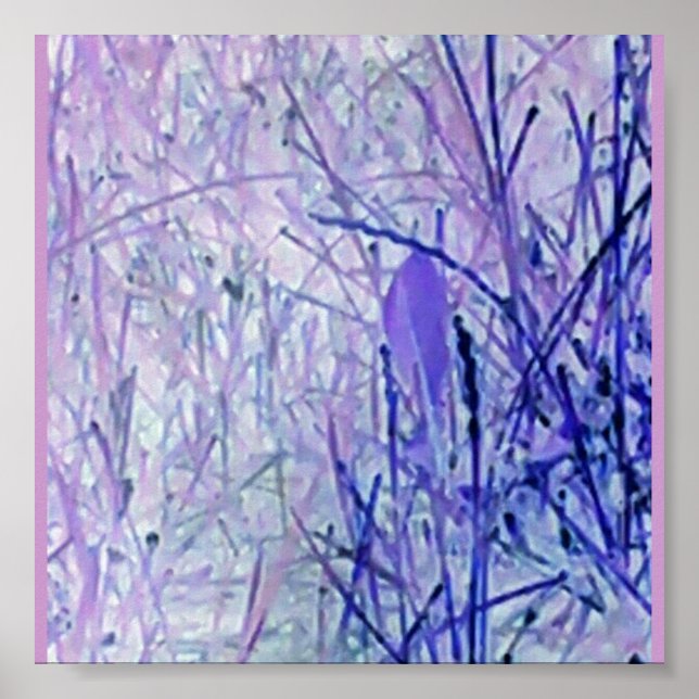 Abstract plants poster (Frente)