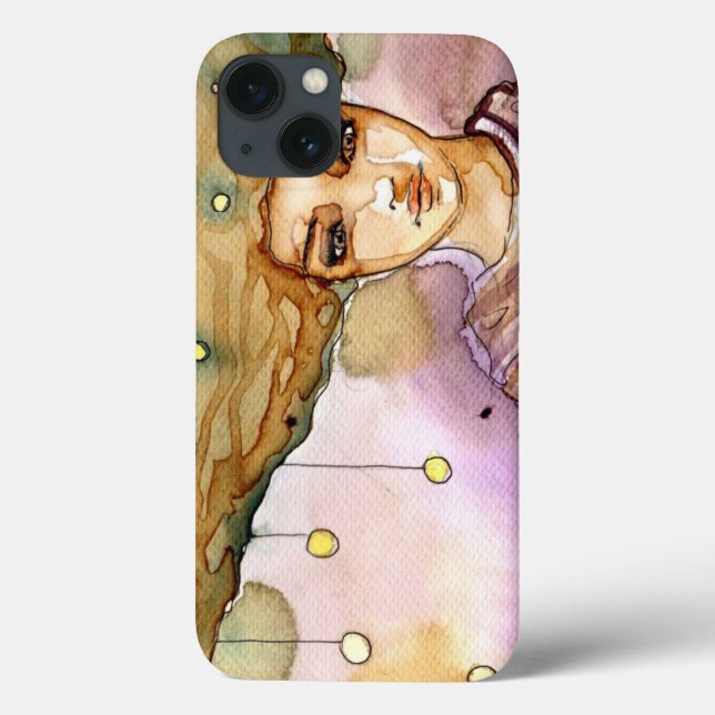 Abstract portrait and pretty woman (Verso)