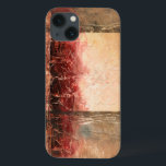 Abstract Red Landscape<br><div class="desc">Ethan Harper painted this stunning abstract red landscape. A rectangular inset creates a lighter portion of the piece. A very sanguine piece,  order your copy today!</div>