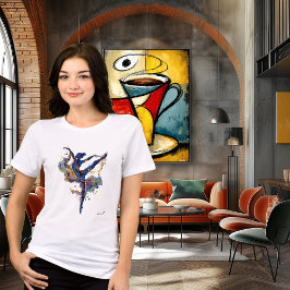 Abstract Rhythmic Gymnast | Fluid Ink Watercolor M