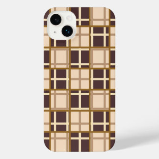 Abstract Shades of Brown iPhone 14 Plus Case