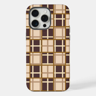 Abstract Shades of Brown iPhone 15 Pro Max Case