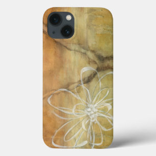 Abstract Silhouette Painting on Tan Background
