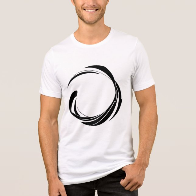Abstract Swirl Circle Design – curved ring artwork (Frente)