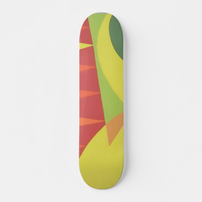 Abstract Tropicana Skateboard Deck (Frente)
