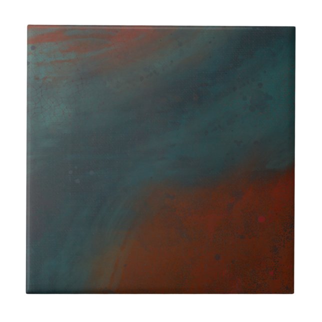 Abstrato 1: Vermelho e azul (Frente)