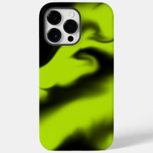 Abstrato 3 em preto e Verde limão