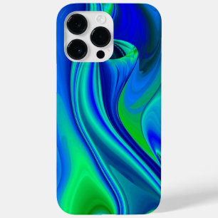 Abstrato 3D em azul verde roxo