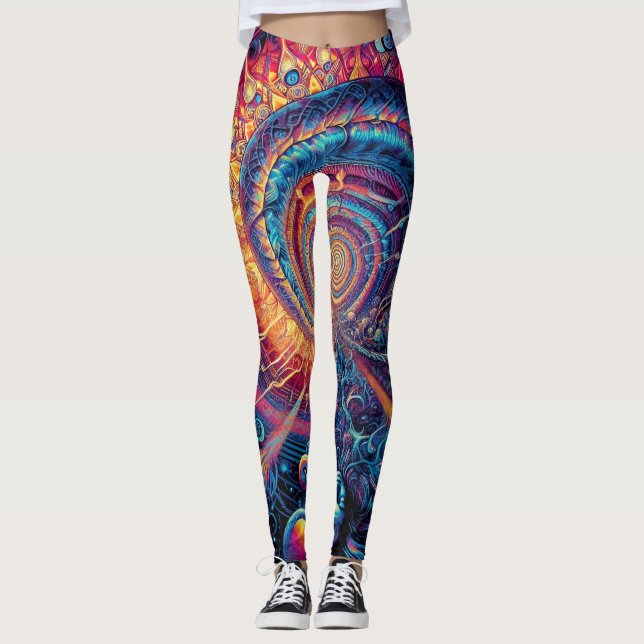 Abstrato 801 Leggings (Frente)