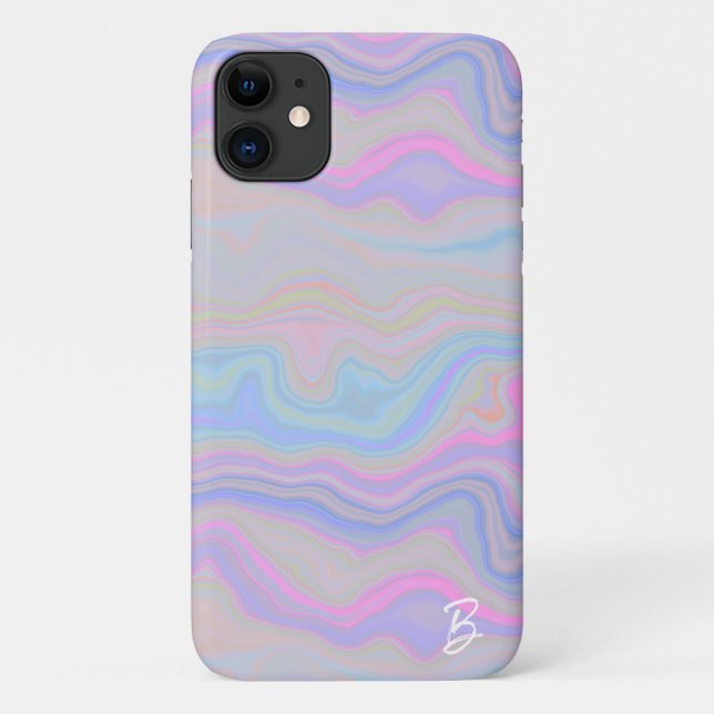 Abstrato Agate Capa de telefone personalizada (Verso)