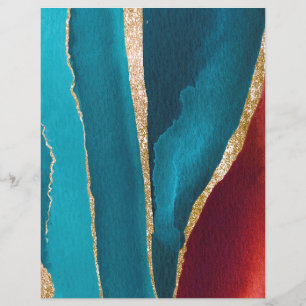 Abstrato Agate Style Scrapbook Paper
