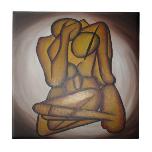 Abstrato Amadurece Arte Contemporânea Em Ochre E N