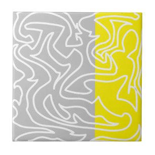 Abstrato Amarelo Vibes Positivo