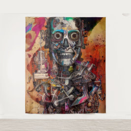 Abstrato Anatômica Cyborg Tapeçaria