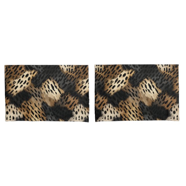 Abstrato-animal-leopardo-negro (Frente - conjunto)