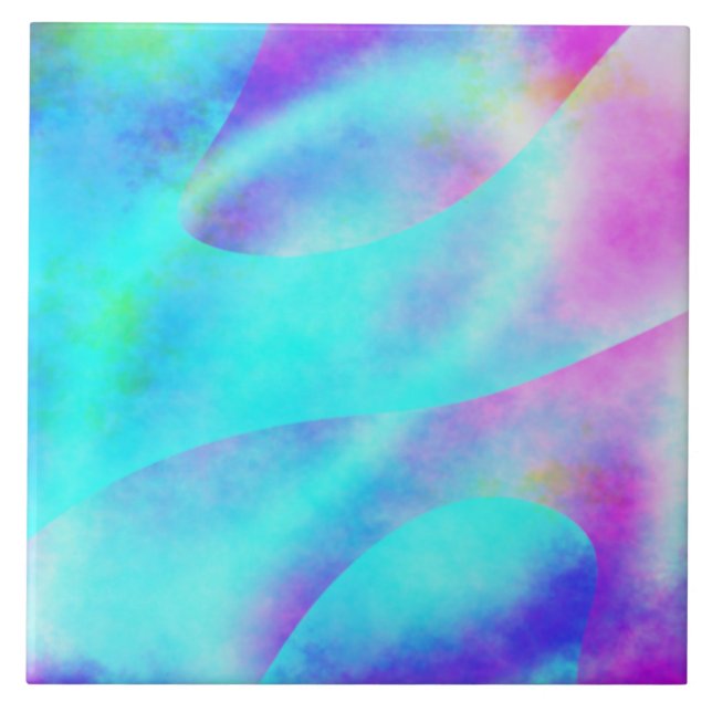 Abstrato Arco-íris Design de corrente (Frente)