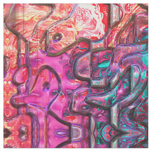 Abstrato Art 140 Tecido Personalizado