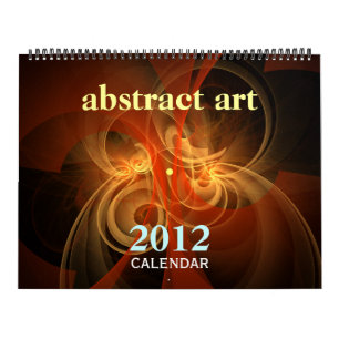 Abstrato Art 2012 Calendário de Belas Artes (Enorm