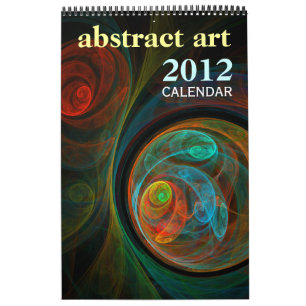 Abstrato Art 2012 Calendário de Belas Artes (Stand