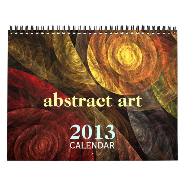Abstrato Art 2013 Calendário de Belas Artes (Médio (Capa)