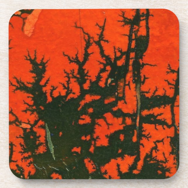 Abstrato Art Cork Porta copos (Frente)