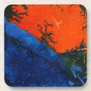 Abstrato Art Cork Porta copos