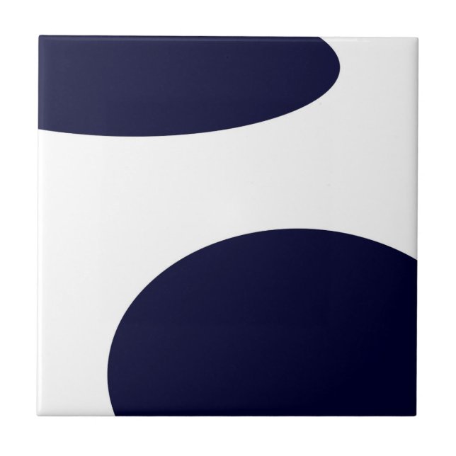 Abstrato Art Dark Royal White (Frente)