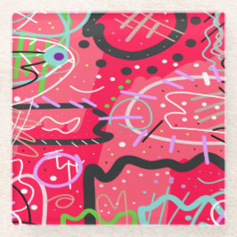 Abstrato Art em Vermelho