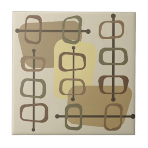 abstrato Art Hollow Rocks Beige de 1950