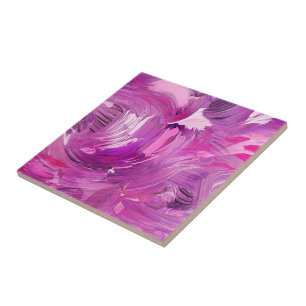 Abstrato Art Moderno Rosa Rosa Phorplo Branco