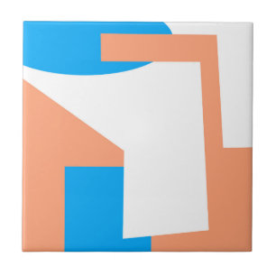 Abstrato Art Pastel Lavanda Azul
