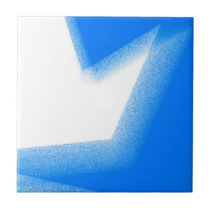 Abstrato Art Pastel Lavanda Azul Branco