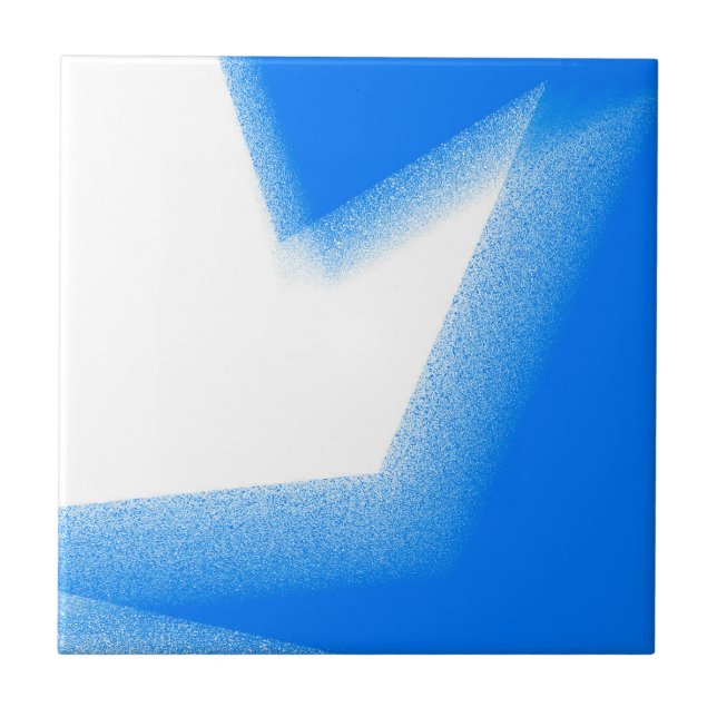 Abstrato Art Pastel Lavanda Azul Branco (Frente)