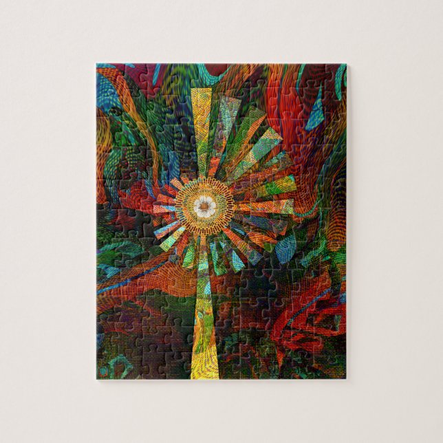 Abstrato Art Quebra-cabeça (Vertical)