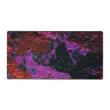 Abstrato Art Red Planet Garden