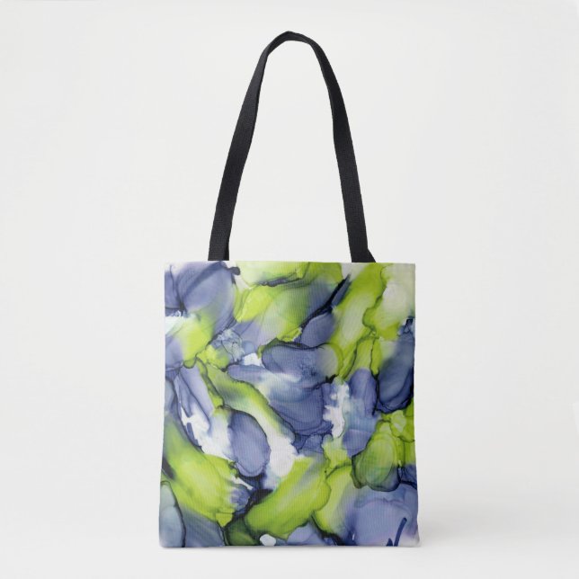 Abstrato Art Tote Bag, Médio (Frente)