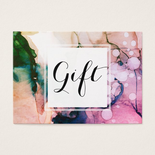 *~* Abstrato artístico de Salão e Spa Feminina (Frente)