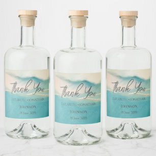 Abstrato Artístico Paisagem Casamento Obrigado