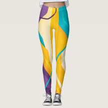 Abstrato Artsy Leggings