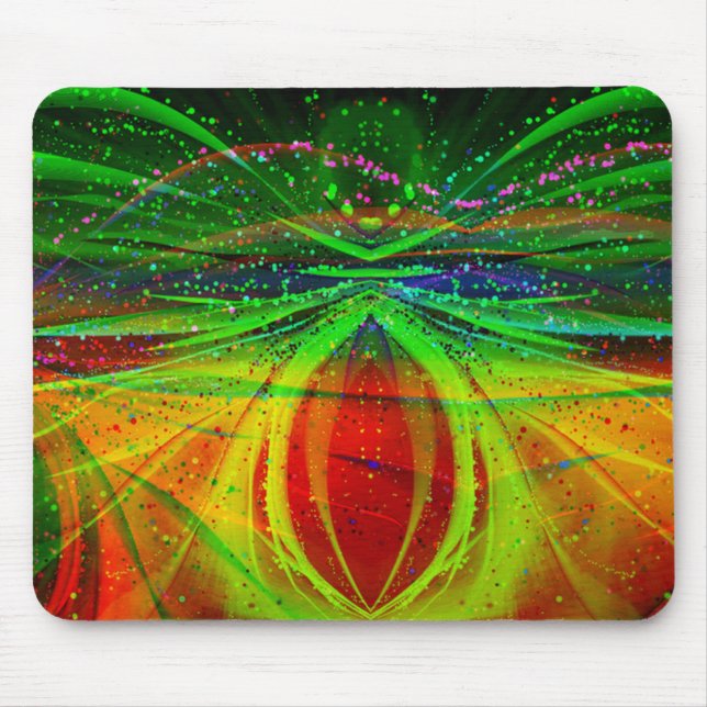 Abstrato Astronomical Spider Mouse Pad (Frente)