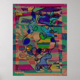 "Abstrato Atraente" versão alternativa de pôster d