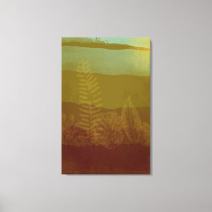 Abstrato Autumn Landscape Canvas