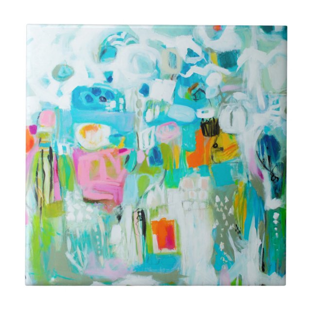 Abstrato azul (Frente)