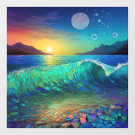 Abstrato Azure Seascape