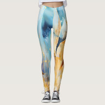 Abstrato Belo Design de Leggings Modernas