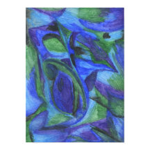 ABSTRATO BLUE IMPRESSÃO