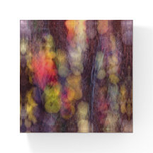 Abstrato Bokeh Autumn Deixa Arte