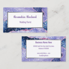 ABSTRATO BRANCO CARTÃO DE VISITA MARBLE