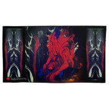 Abstrato branco preto-vermelho