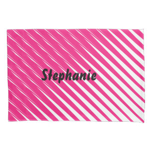 Abstrato branco rosa-rosado Nome personalizado Cut